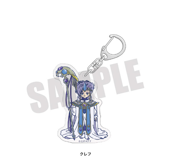 Playful Mind Company TV Anime "Magic Knight Rayearth" Retro Pop Acrylic Keychain Clef