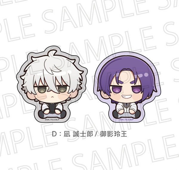 SR-GYM TV Anime "Bluelock" Sticker Set D: Seishirou Nagi / Reo Mikage