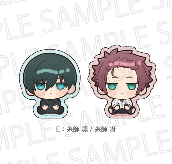 SR-GYM TV Anime "Bluelock" Sticker Set E: Rin Itoshi / Sae Itoshi
