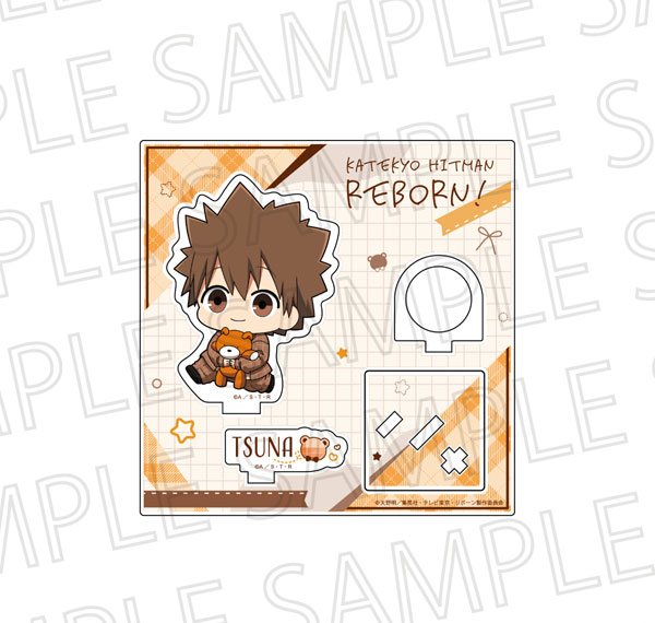 SR-GYM TV Anime "Reborn!" PuchiTeku Acrylic Ring Stand Tsunayoshi Sawada