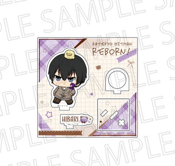 SR-GYM TV Anime "Reborn!" PuchiTeku Acrylic Ring Stand Kyoya Hibari