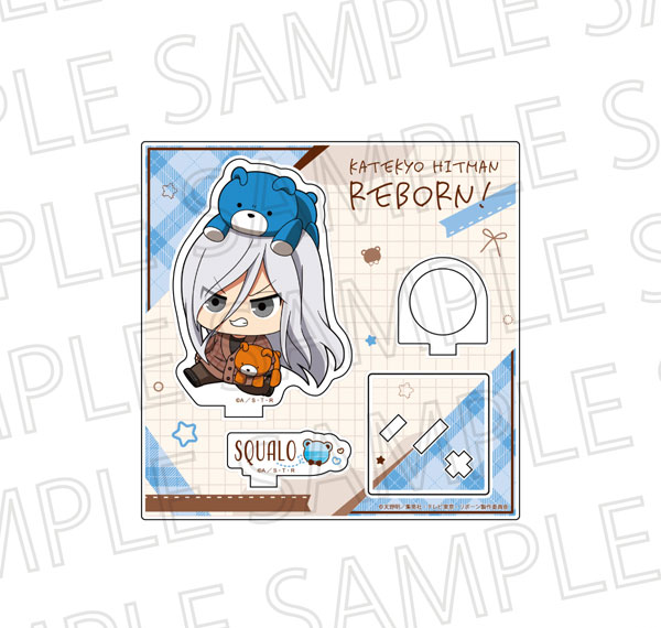 SR-GYM TV Anime "Reborn!" PuchiTeku Acrylic Ring Stand Superbi Squalo (10 Years Later) Bild 1