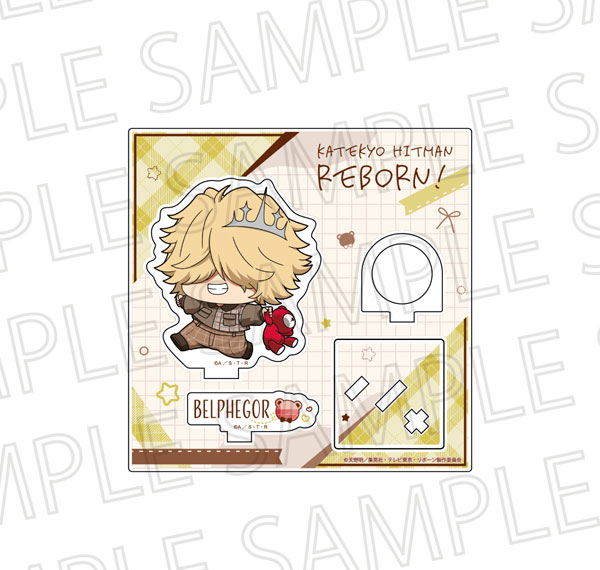 SR-GYM TV Anime "Reborn!" PuchiTeku Acrylic Ring Stand Belphegor (10 Years Later)