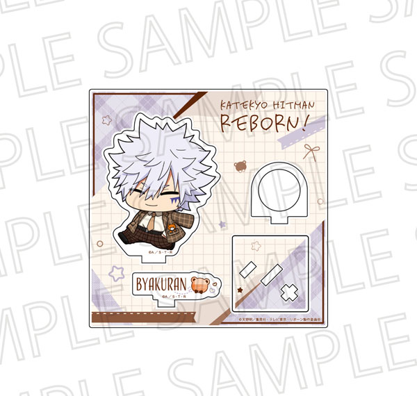 SR-GYM TV Anime "Reborn!" PuchiTeku Acrylic Ring Stand Byakuran
