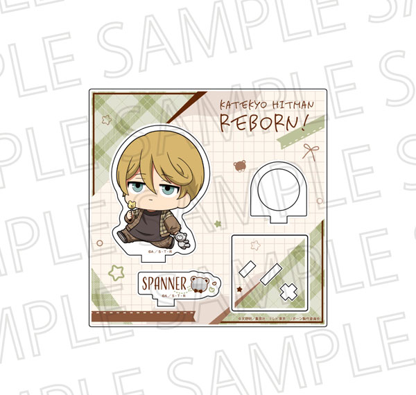 SR-GYM TV Anime "Reborn!" PuchiTeku Acrylic Ring Stand Spanner