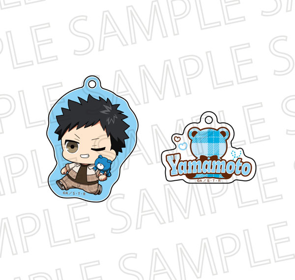 SR-GYM TV Anime "Reborn!" PuchiTeku Acrylic Keychain Takeshi Yamamoto