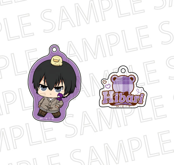 SR-GYM TV Anime "Reborn!" PuchiTeku Acrylic Keychain Kyoya Hibari