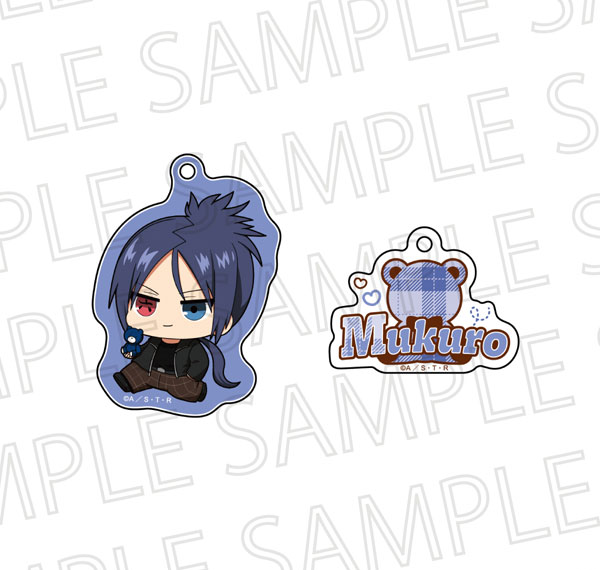 SR-GYM TV Anime "Reborn!" PuchiTeku Acrylic Keychain Mukuro Rokudo (10 Years Later)