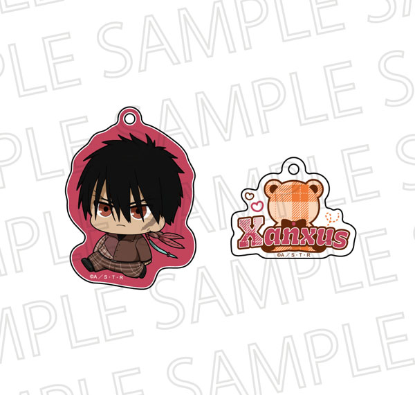 SR-GYM TV Anime "Reborn!" PuchiTeku Acrylic Keychain XANXUS (10 Years Later) รูปภาพ 1