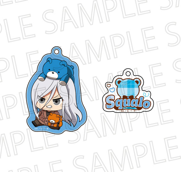 SR-GYM TV Anime "Reborn!" PuchiTeku Acrylic Keychain Superbi Squalo (10 Years Later)