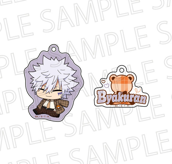 SR-GYM TV Anime "Reborn!" PuchiTeku Acrylic Keychain Byakuran