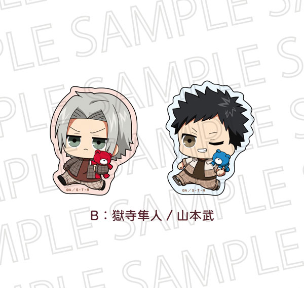 SR-GYM TV Anime "Reborn!" PuchiTeku Sticker Set B: Hayato Gokudera / Takeshi Yamamoto Bild 1