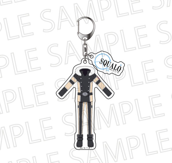 SR-GYM TV Anime "Reborn!" Outfit Acrylic Charm Superbi Squalo (10 Years Later)