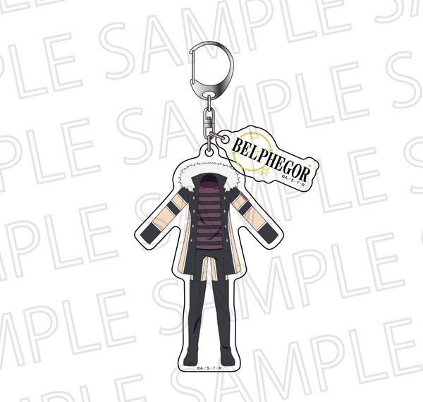 SR-GYM TV Anime "Reborn!" Outfit Acrylic Charm Belphegor (10 Years Later) รูปภาพ 1