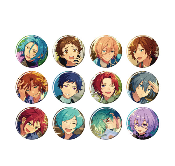 pattythree Ensemble Stars!! Collection Tin Badge [2026 Oct.] -Casual Side- 12Pack BOX