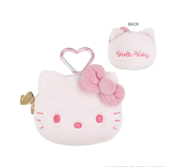 TCP Hello Kitty (Winter Ribbon) Face Pouch Pink hình ảnh 1