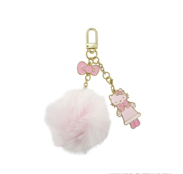 TCP Hello Kitty (Winter Ribbon) Fur Metal Strap Pink