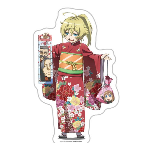 ATFES Youjo Senki II Diecut Blanket Tanya Kimono Ver.