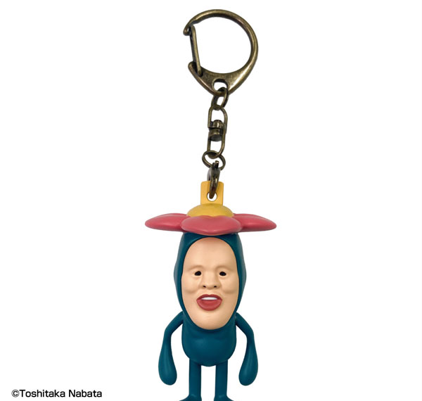 Ensky The Illustrated Book of Kobitos Burabura Mascot Keychain BMK-03 Little Hanagashira 画像 1