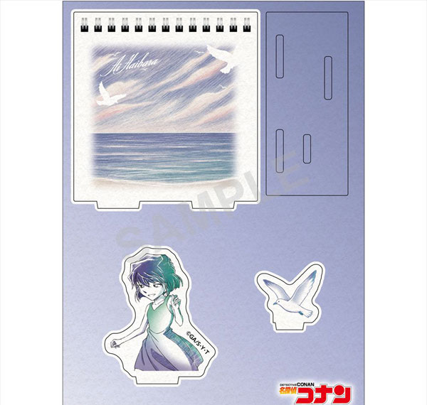 Zero-G Act Detective Conan Pencil Art Wooden Diorama Stand Collection Ai Haibara image 1