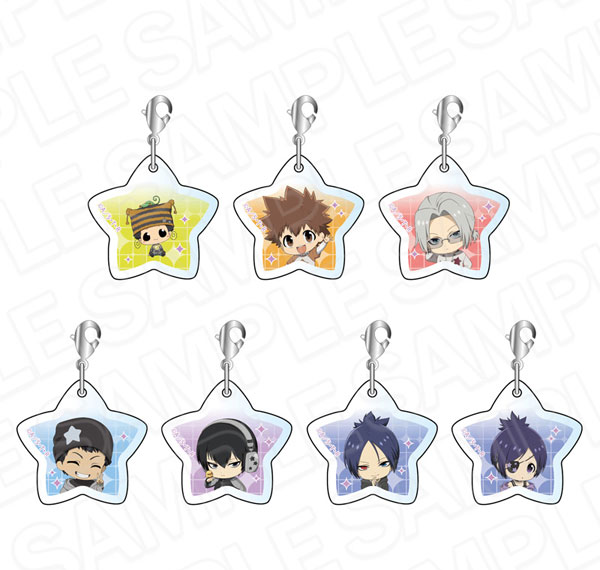 Contents Seed TV Anime "Reborn!" Acrylic Charm (Random) STAR Chibi ver. 7 Item Set