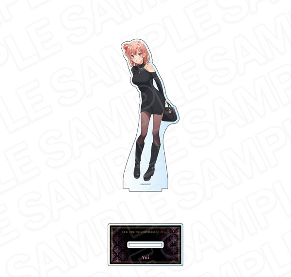 Contents Seed TV Anime "My Teen Romantic Comedy SNAFU. Completion" Deka Acrylic Stand Yui Yuigahama Elegant ver.