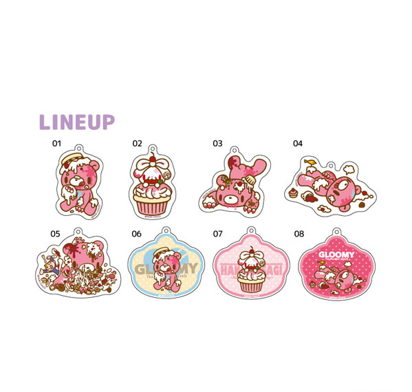 TCP Gloomy Trading Acrylic Keychain 8Pack BOX