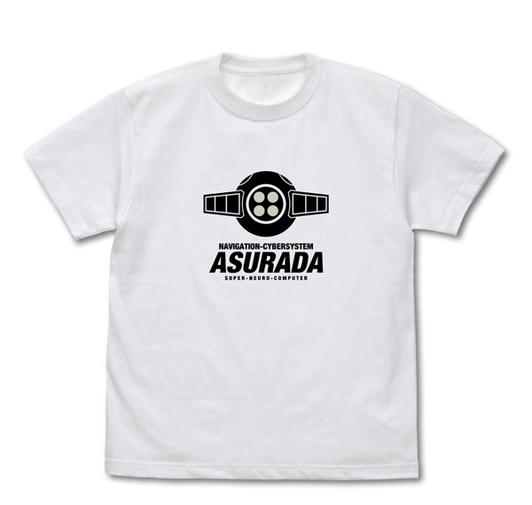 COSPA Future GPX Cyber Formula Asurada Equipped Glow-in-the-Dark T-shirt /WHITE-S 画像 1