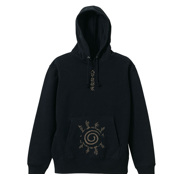COSPA NARUTO Shippuden Eight Trigrams Sealing Style Pullover Hoodie /BLACK-L