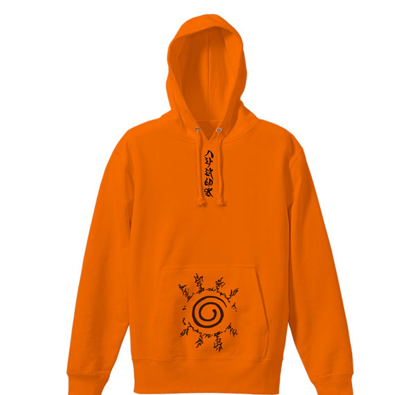 COSPA NARUTO Shippuden Eight Trigrams Sealing Style Pullover Hoodie /ORANGE-L Bild 1