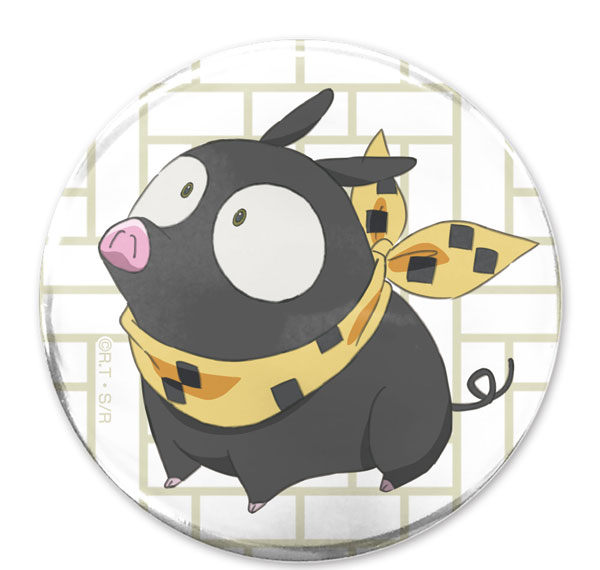 COSPA Ranma 1/2 P-chan 65mm Tin Badge gambar 1