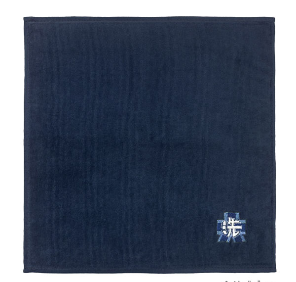 COSPA Girls und Panzer das Finale Oarai Girls High School Embroidery Hand Towel /NAVY
