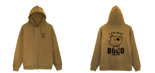 COSPA Girls und Panzer das Finale Boko Zip Hoodie /COYOTE-M
