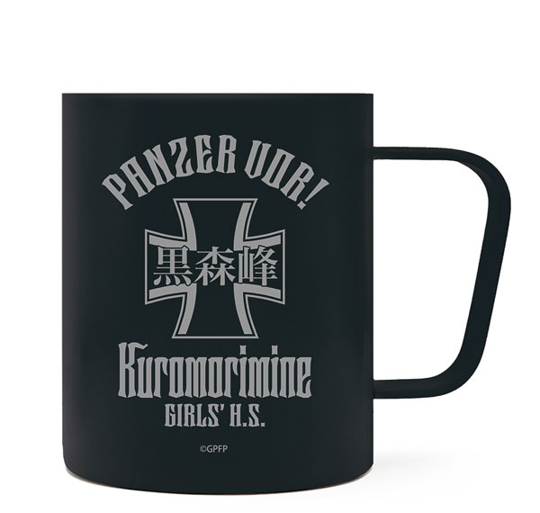 COSPA Girls und Panzer das Finale Kuromorimine Girls High School Thermos Stainless Steel Mug (Baked Coating Finish)