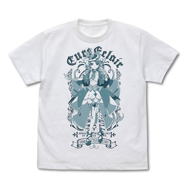 COSPA Star Detective Precure! Cure Eclair T-shirt /WHITE-L