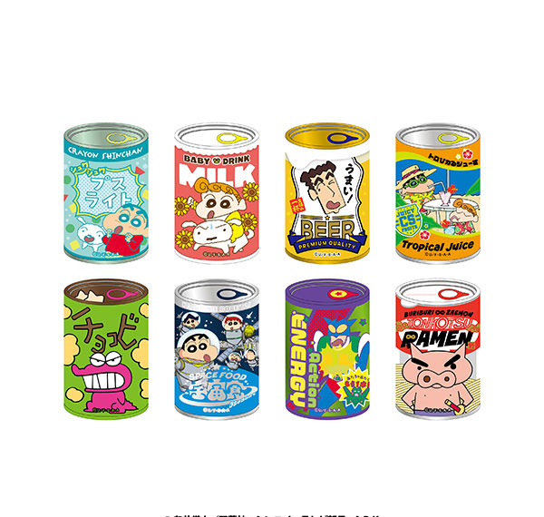 Ensky Crayon Shin-chan mitamemo Tin Badge 8Pack BOX