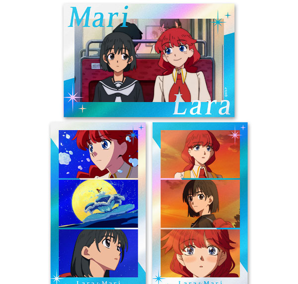 Azu Maker Goodbye, Lara Thumbnail Shiny Sticker Set Lara & Mari