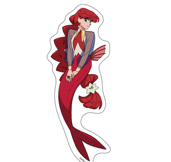 Azu Maker Goodbye, Lara Diecut Sticker Lara Mermaid ver.