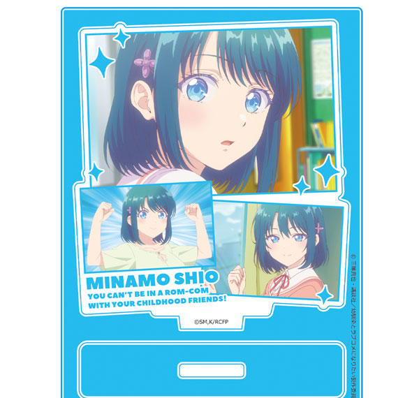 Azu Maker Osananajimi to wa Romcom ni Naranai Acrylic Chara Stand Shio Minamo Scene Photo ver.