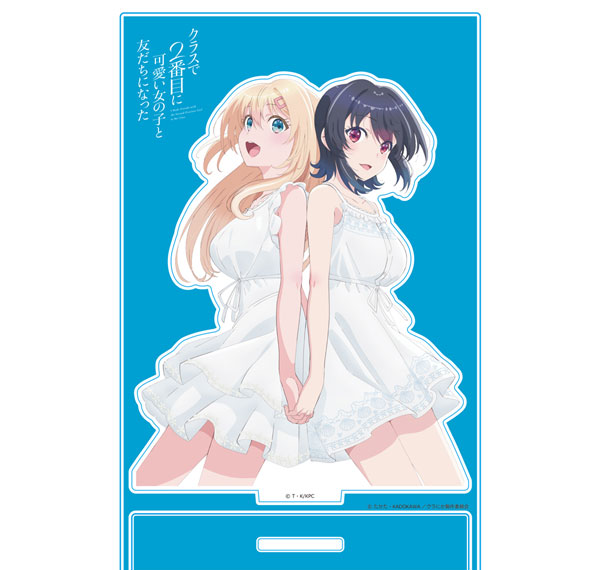 Azu Maker I Became Friends with the Second Cutest Girl in My Class Acrylic Chara Stand Umi & Yuu image 1