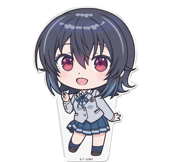 Azu Maker I Became Friends with the Second Cutest Girl in My Class PuniColle! Acrylic Figure (w/Stand) Umi Asanagi gambar 1