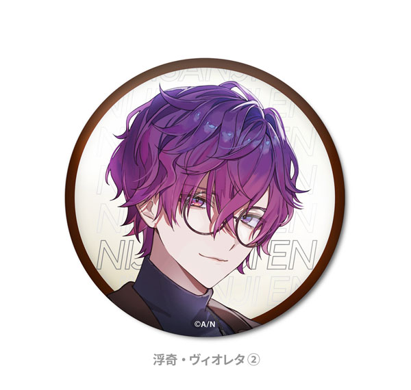 Cyber Agent NIJISANJI EN Hologram Tin Badge Uki Violeta (2) gambar 1