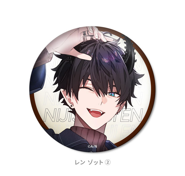 Cyber Agent NIJISANJI EN Hologram Tin Badge Ren Zotto (2) image 1