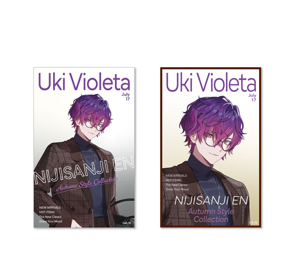 Cyber Agent NIJISANJI EN Photo Style Card 2pc. Set Uki Violeta