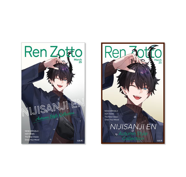 Cyber Agent NIJISANJI EN Photo Style Card 2pc. Set Ren Zotto