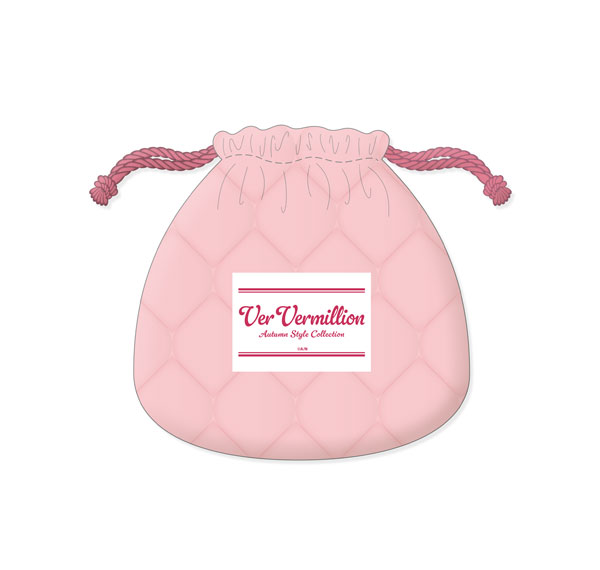 Cyber Agent NIJISANJI EN Quilted Drawstring Bag Ver Vermillion image 1