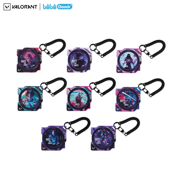 bilibili VALORANT Acrylic Keychain 8Pack Complete BOX