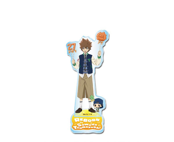 Ensky TV Anime "Reborn!" Acrylic Stand 1. Reborn & Tsunayoshi Sawada