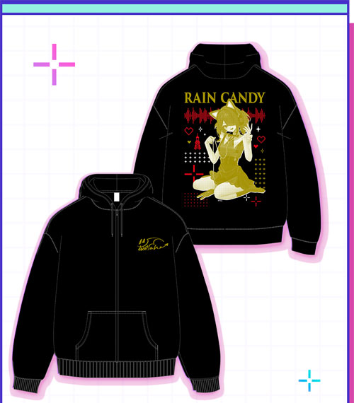 WHY SO SERIOUS? NEEDY STREAMER OVERLOAD Late at Night Ame-chan Zip Hoodie