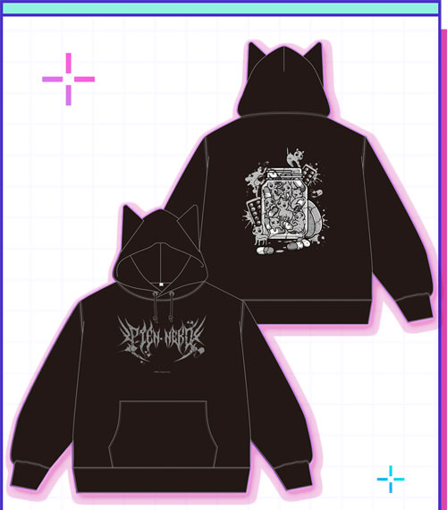 WHY SO SERIOUS? NEEDY STREAMER OVERLOAD :( Cat Hoodie (Nocturnal ver.)